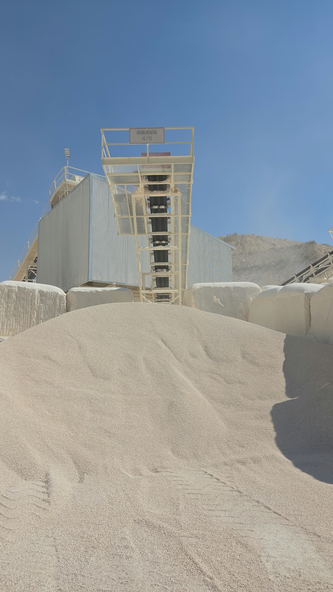 Muestra real de Grava (Gravín)